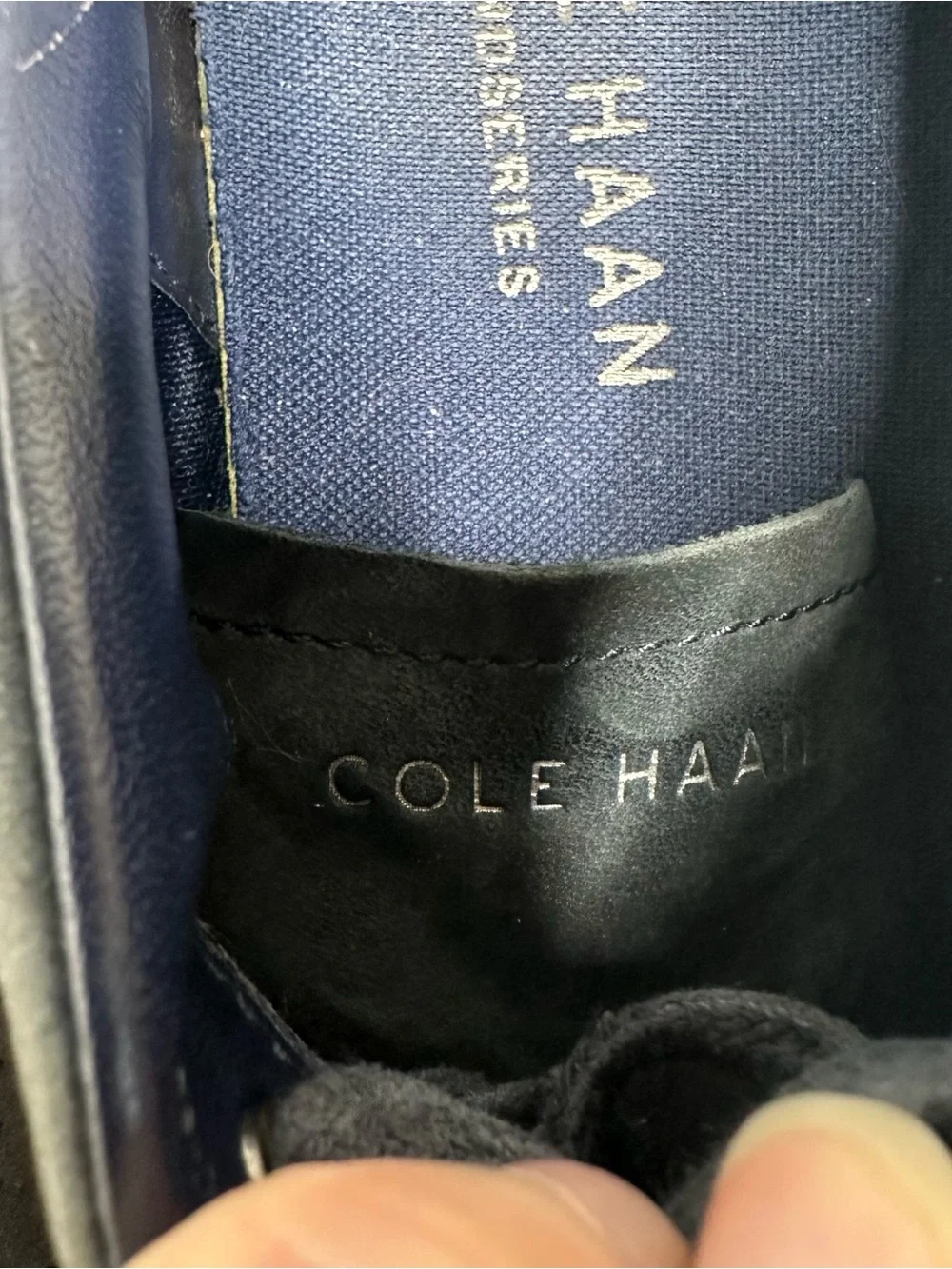 Cole Haan Mens GrandPro Rally Laser Cut Sneaker Navy Ink Nubuck Size 11.5